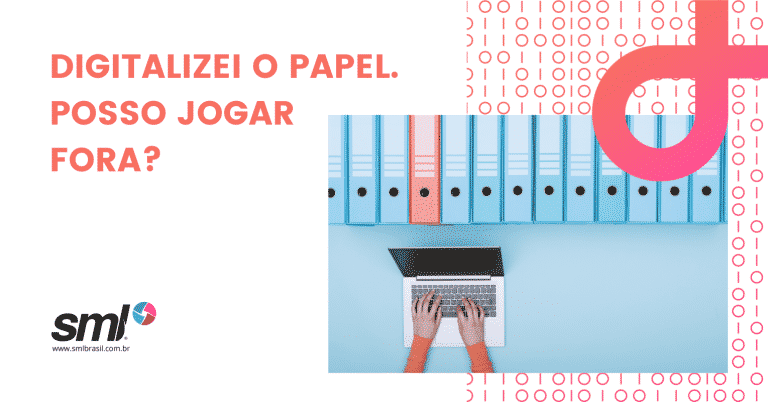Descarte de coumentos: posso jogar o papel fora?