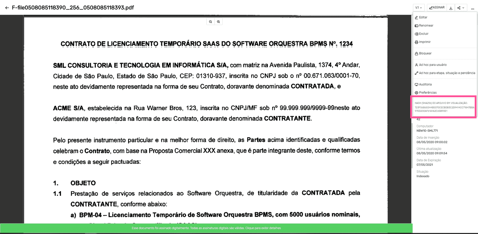 Descarte de documentos_Hash da imagem