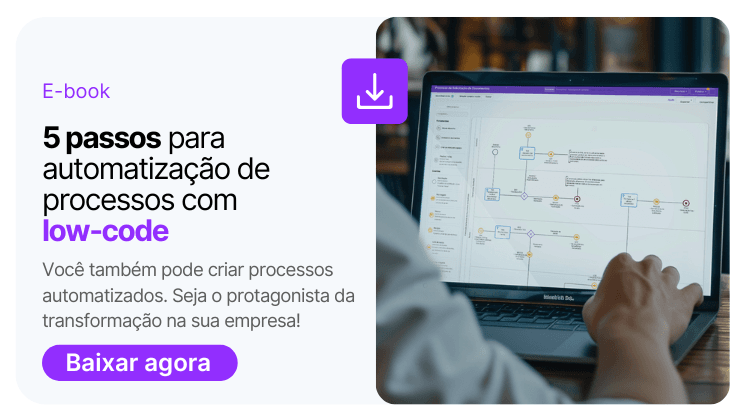 E-book 5 passos para automatização de processos com low-code