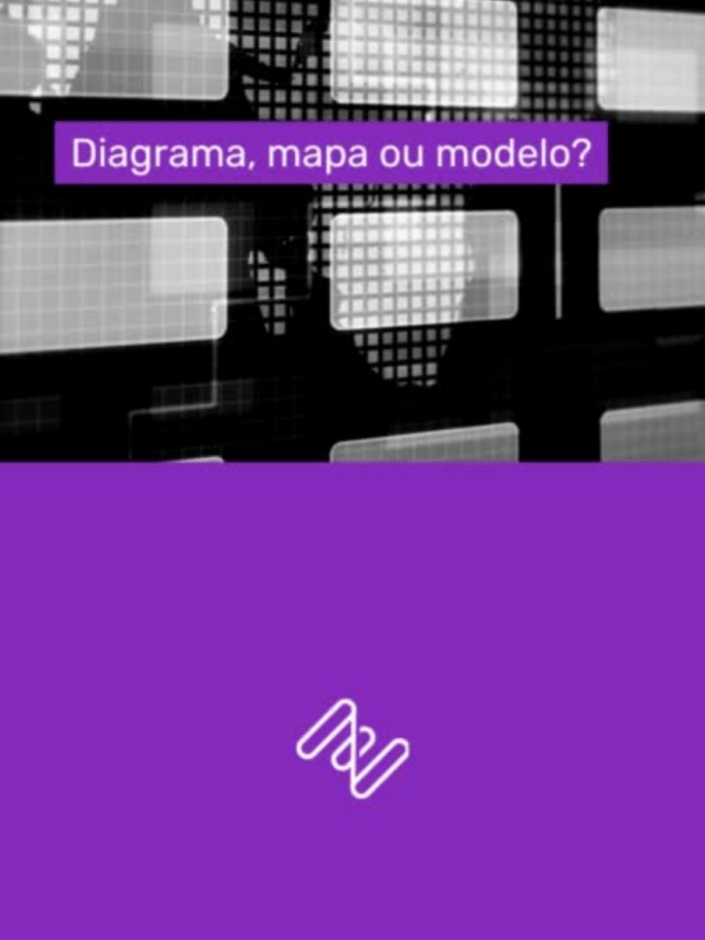 Diferença mapa, modelo e diagrama