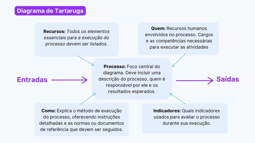 Diagrama de Tartaruga descritivo
