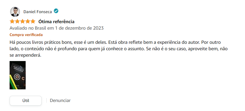 Avaliação do livro de gestão de processos Gart Capote - Guia para formação de Analistas de Processos na amazon