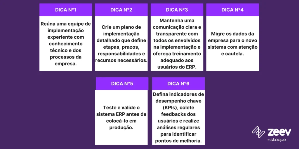 Dicas para implementação e integração do Sistema ERP em uma empresa