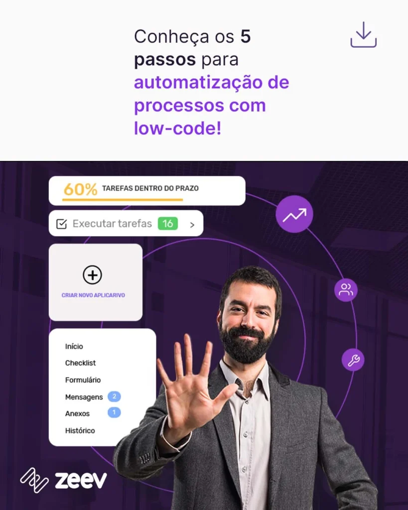 Automatização de processos com low-code