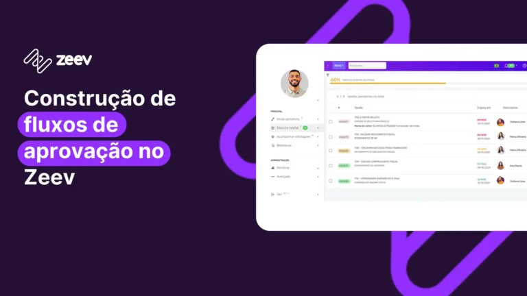 Guia completo sobre construção de fluxos de aprovação no Zeev
