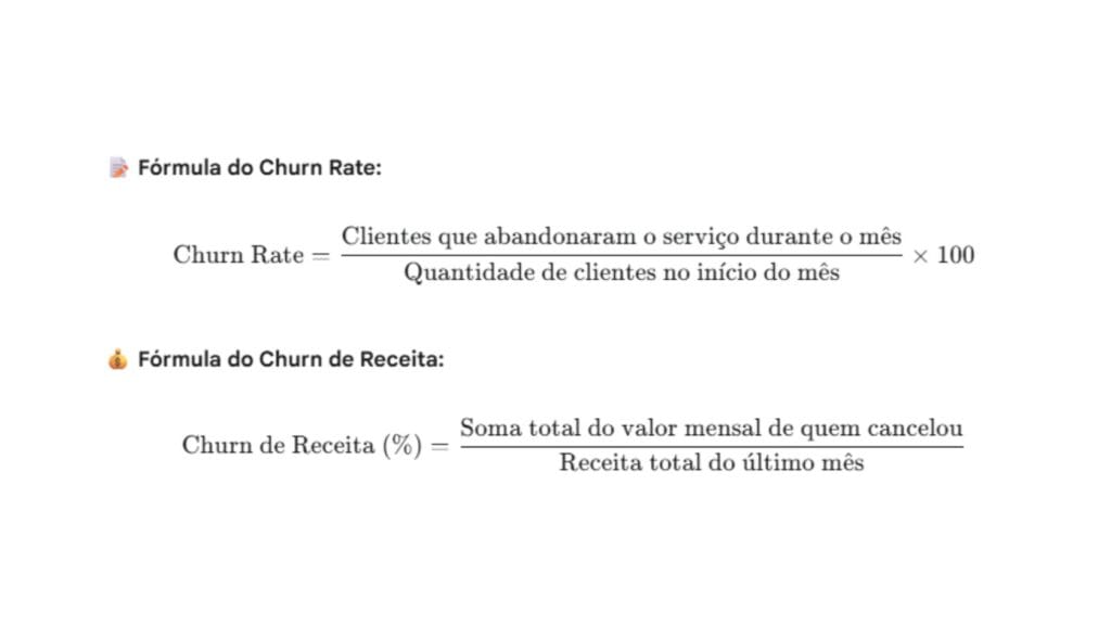 como calcular churn